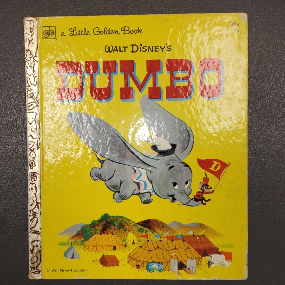 1973 Disney's Dumbo - A Little‎ Golden Book